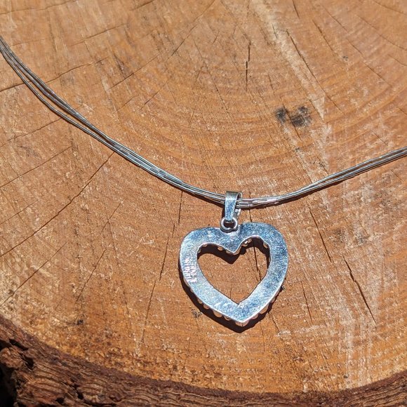 Navajo Kingman Turquoise Heart Pendant Liquid‎ Sterling Silver Chain Necklace*** - Picture 11 of 11